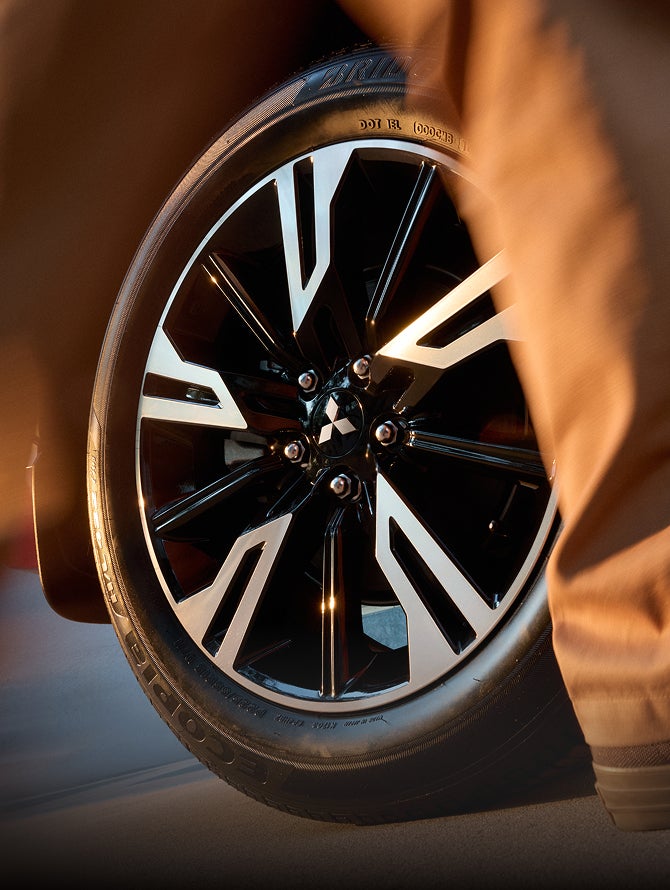 2026 Mitsubishi Eclipse Cross compact SUV with alloy wheels