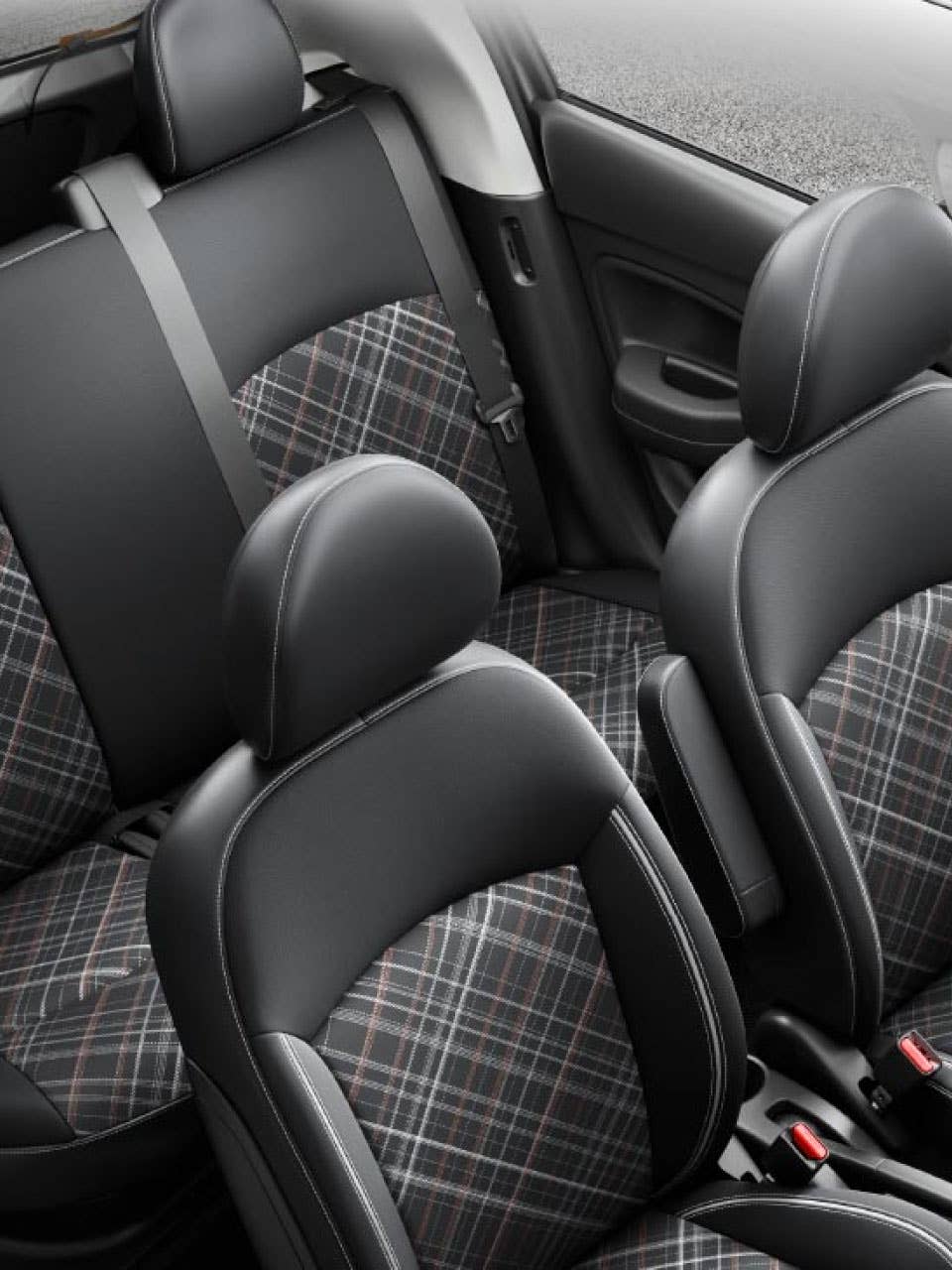 Top view of the seats in 2024 Mitsubishi Mirage Compact Hatchback