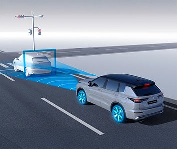 2025 Mitsubishi Outlander SUV con mitigación de colisión frontal