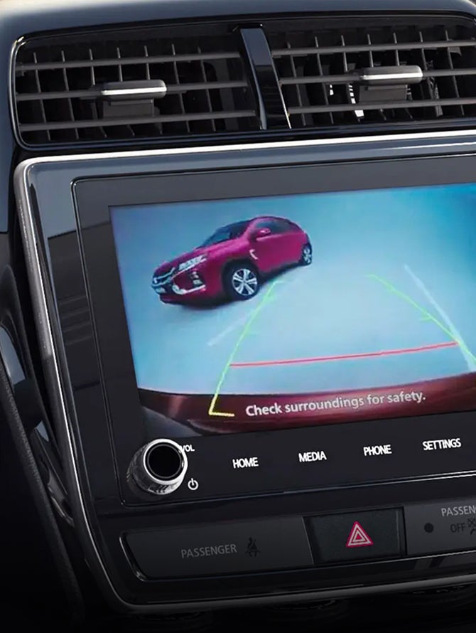 2025 Mitsubishi Outlander Sport SUV with standard rearview camera