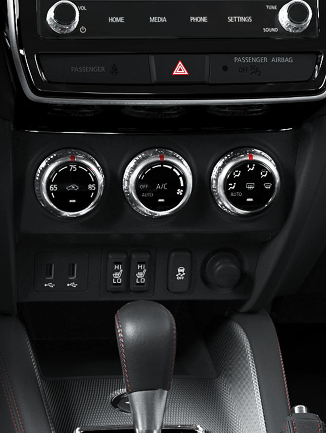 2025 Mitsubishi Outlander Sport SUV with automatic climate control
