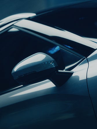 Close up on 2026 Mitsubishi Outlander SUV Power Folding Side Mirrors