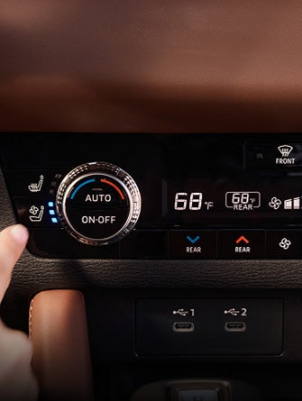 2026 Mitsubishi Outlander SUV Climatizador de tres zonas 