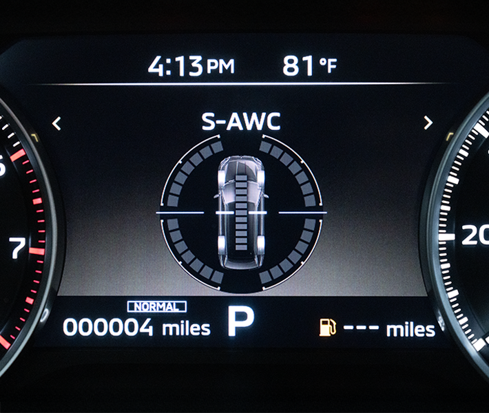 2026 Mitsubishi Outlander SUV Super All Wheel Control Graphic