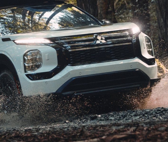 2025 Mitsubishi Outlander Trail Edition SUV with front skid garnish